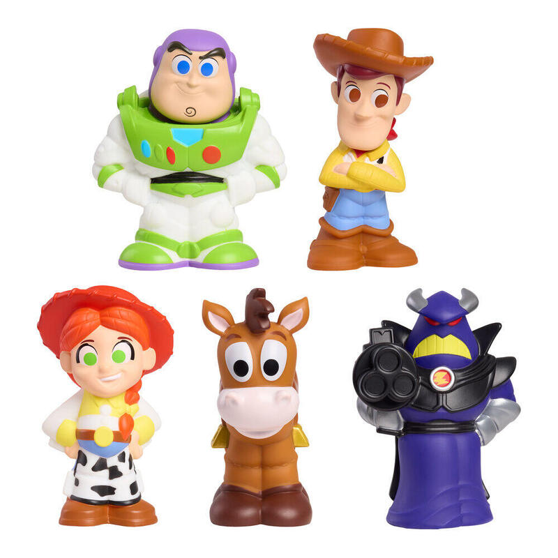 Set 5 Figuras Baño Toy Story Disney Pixar