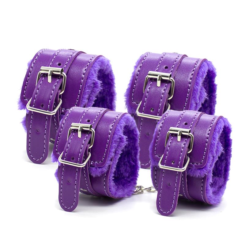 Set Bondage De 10 Piezas Púrpura