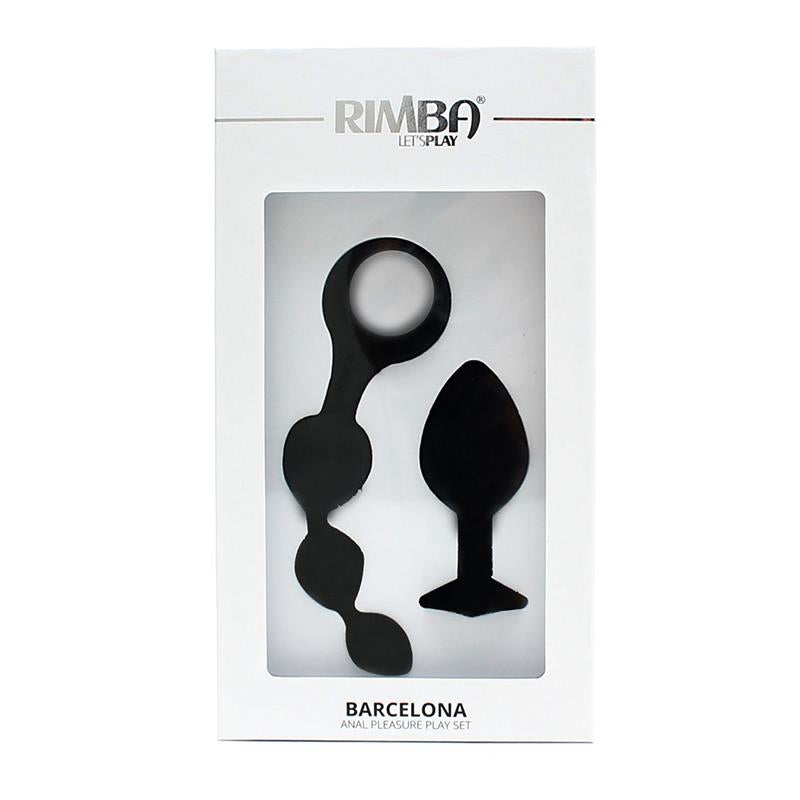 Set De 2 Juguetes Anales Barcelona Negro