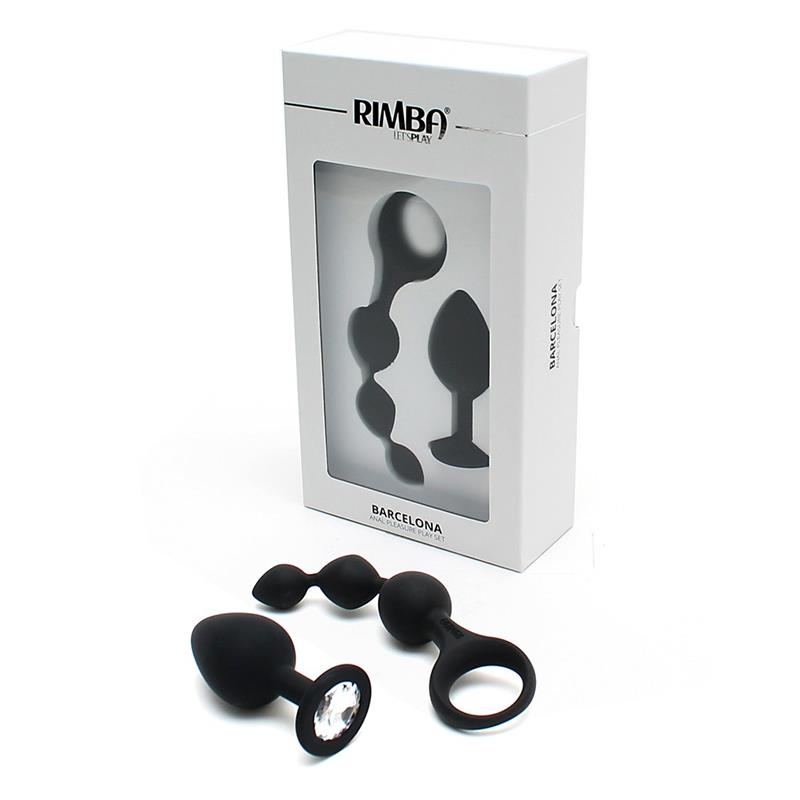 Set De 2 Juguetes Anales Barcelona Negro