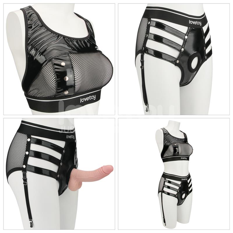 Set De 2 Piezas Rebellion Reign Iconic Harness Talla (Interno):Xs/S