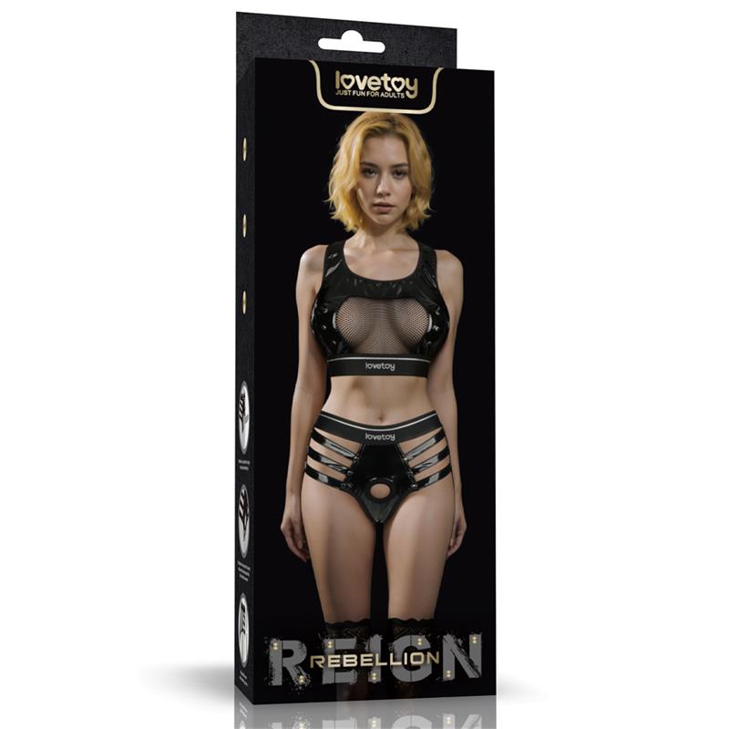 Set De 2 Piezas Rebellion Reign Iconic Harness Talla (Interno):Xs/S