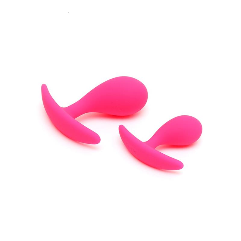 Set De 2 Plugs Anales Anatómicos Copenhagen Rosa
