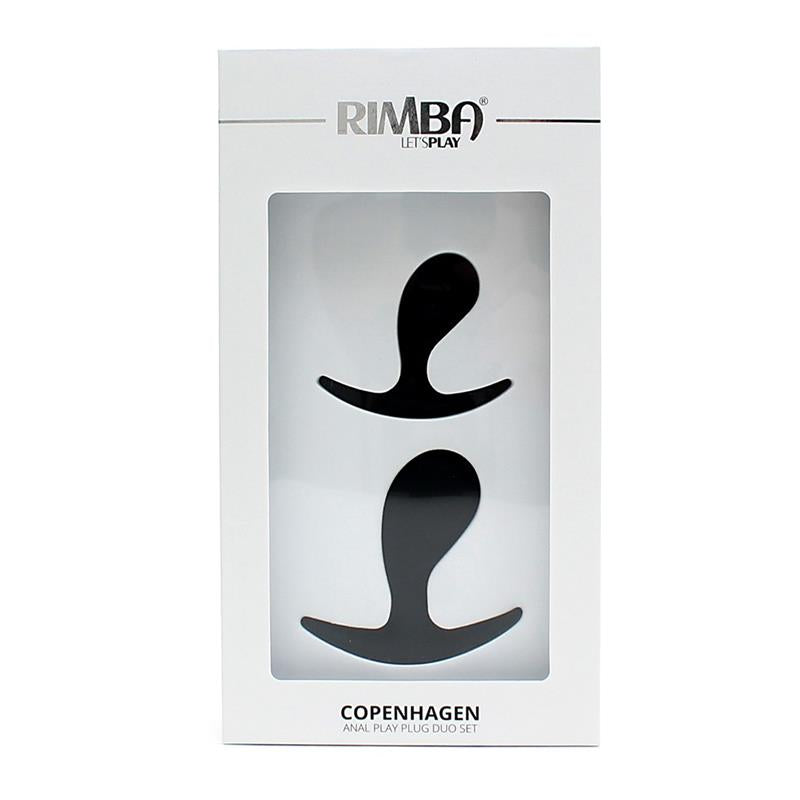 Set De 2 Plugs Anatómicos Copenhagen Negro