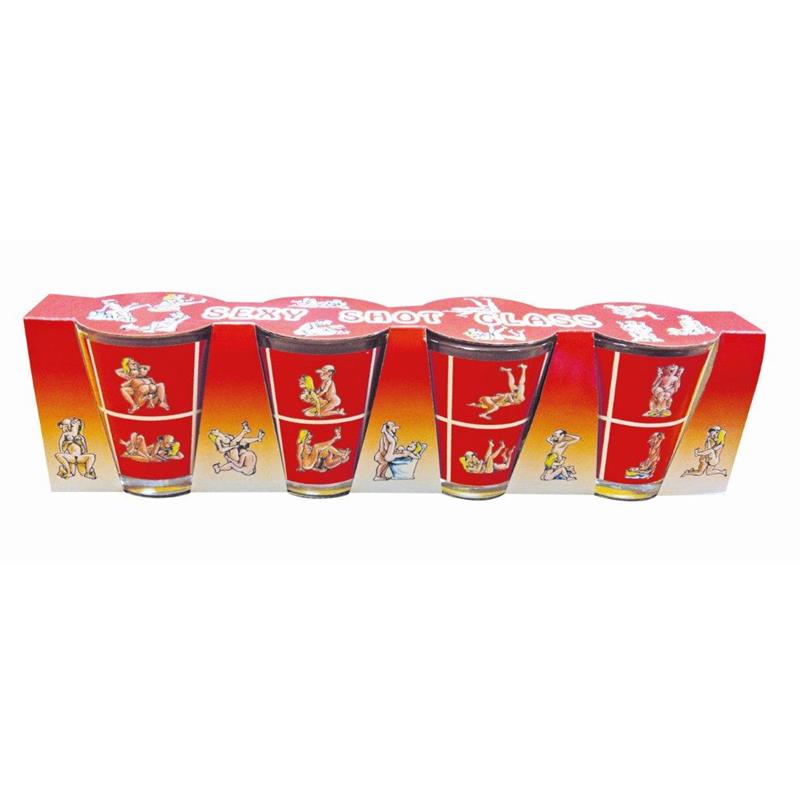 Diablo Picante - 4 Chupitos De Cristal Kamasutra