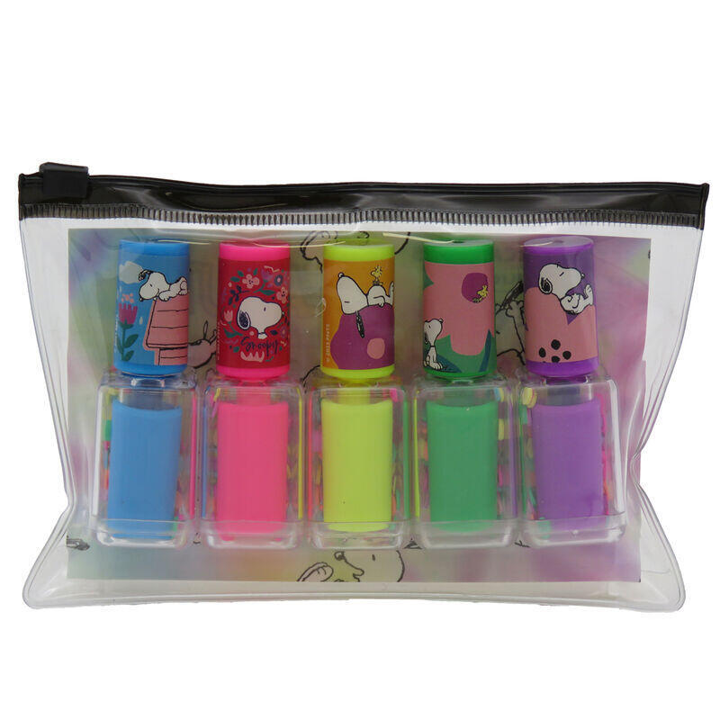 Set De 5 Marcadores Snoopy  Colorea Con Estilo Y Diversión