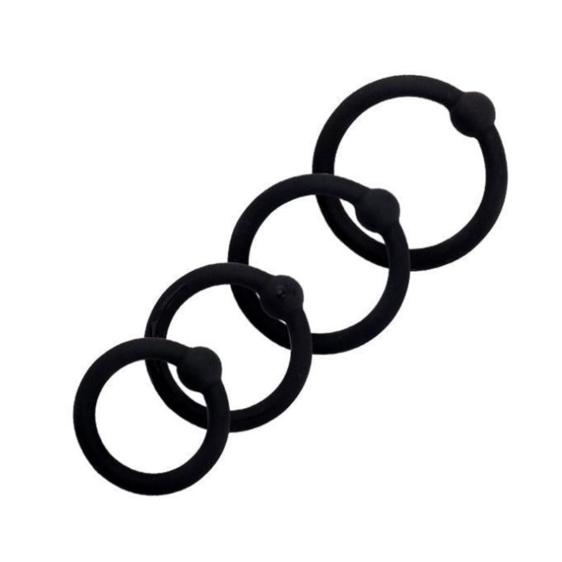 Anillos  Set De 7 Para El Pene Silicona Sólida