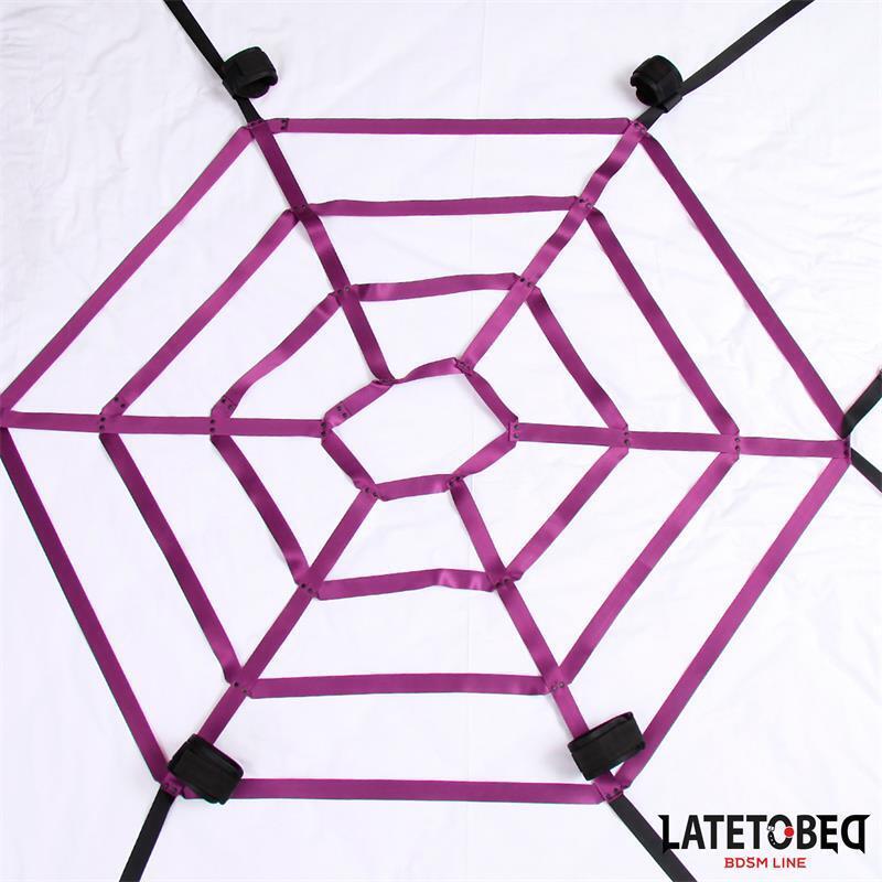 Set De Ataduras Para La Cama En Tela De Araña