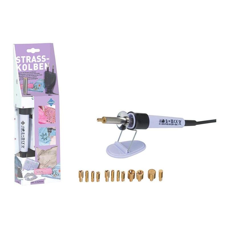 Set De Colocación De Piedras Con Hierro De Fijación Y 12 Aplicadores, 6 W