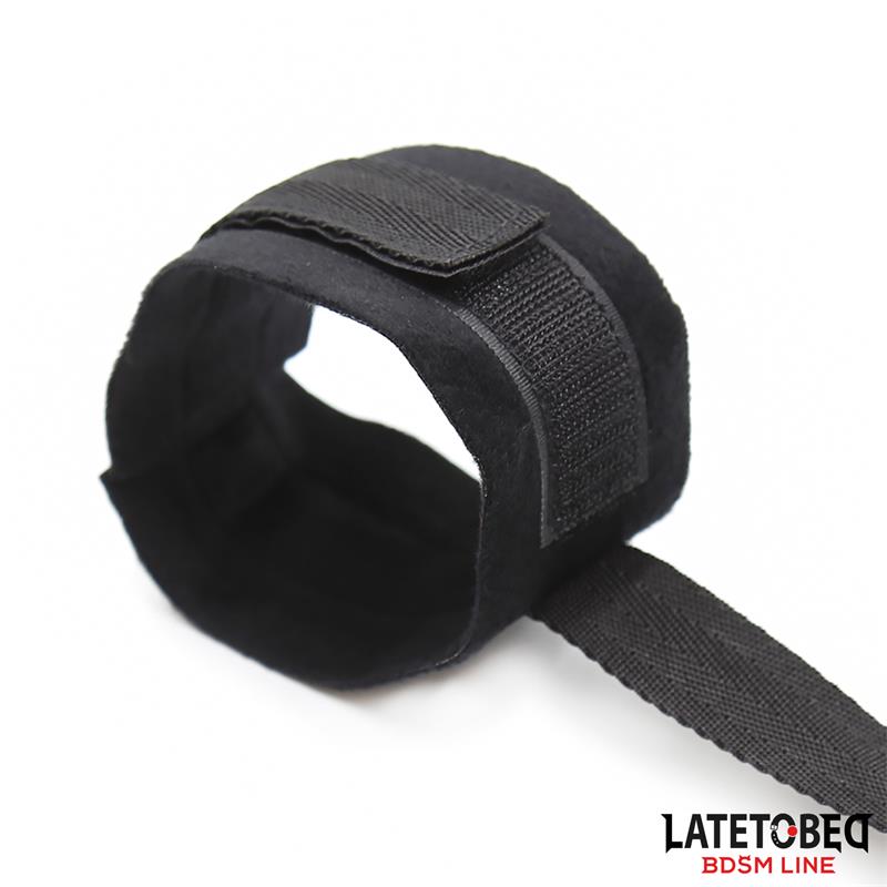 Set De Resticciones 3 Piezas Antifaz, Esposas Muñecas Y Tobillos Ajustables
