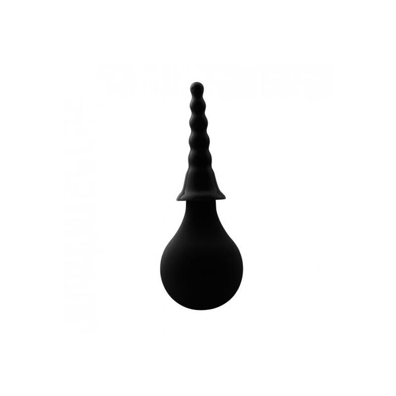 Set Ducha Anal Y Funda 15 Cm Negro
