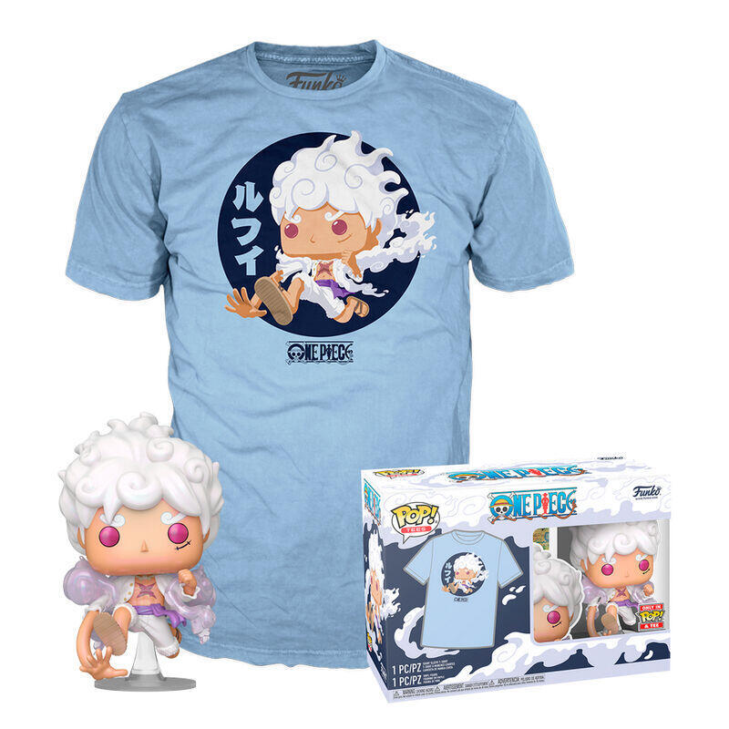 Set Figura Pop Tee One Piece Luffy Fifth Gear Talla L