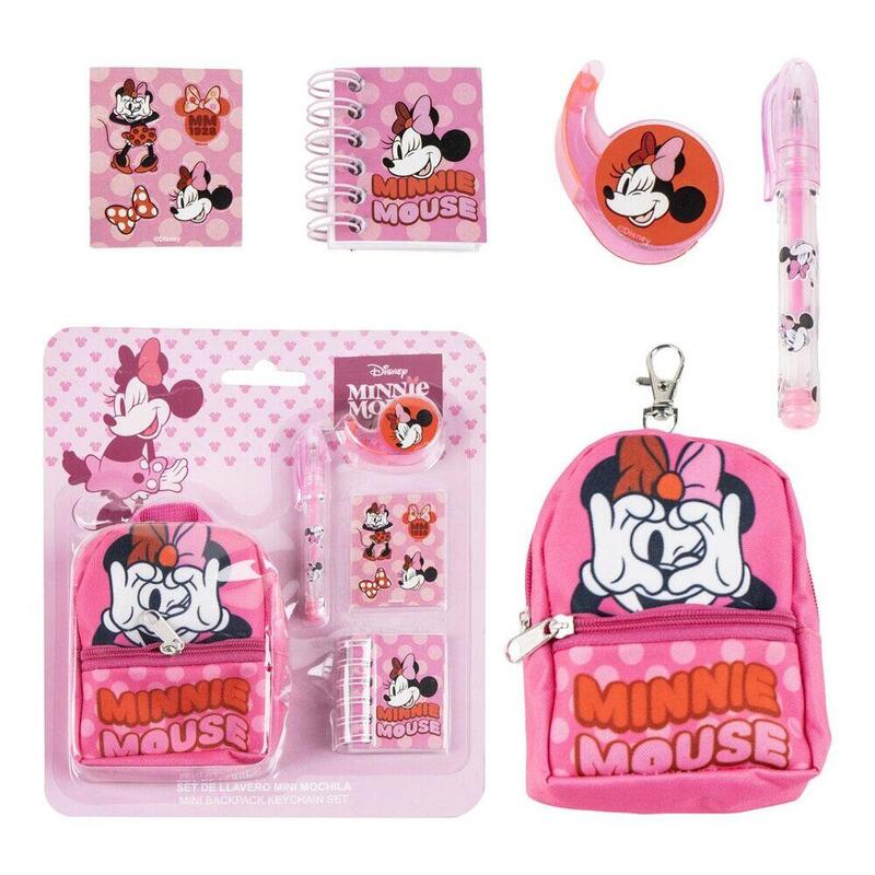 Set Papeleria Mini Mochila Minnie Disney