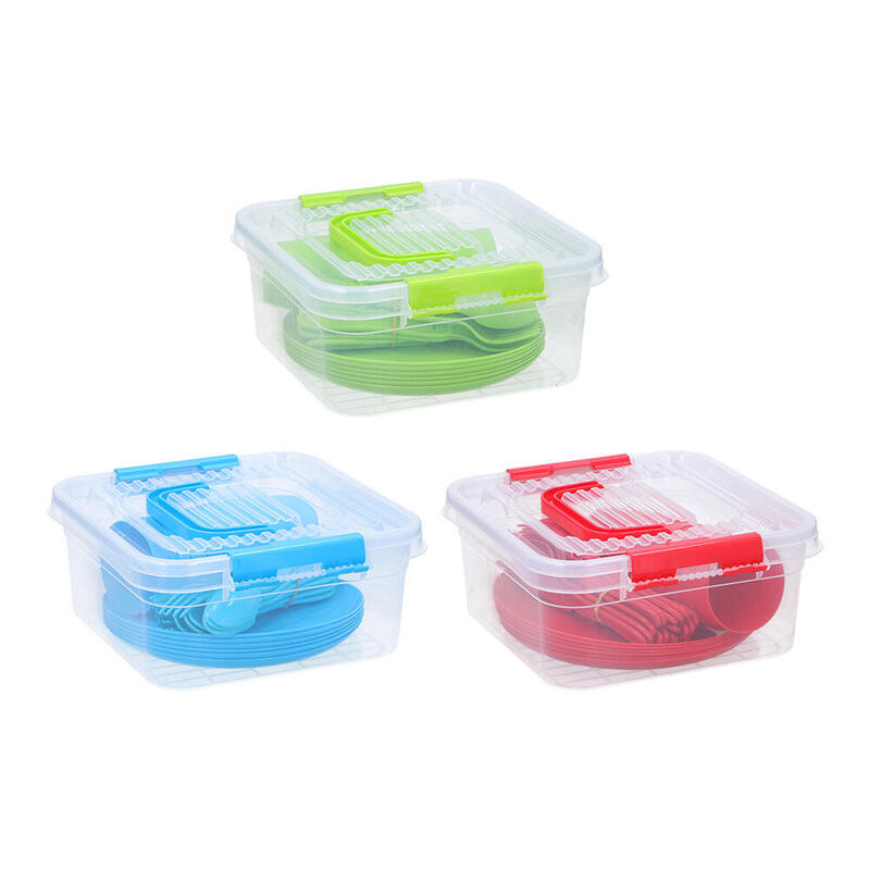 Set Para Picnic 31 Piezas 26x24,5x11,5cm Colores/Modelos Surtidos