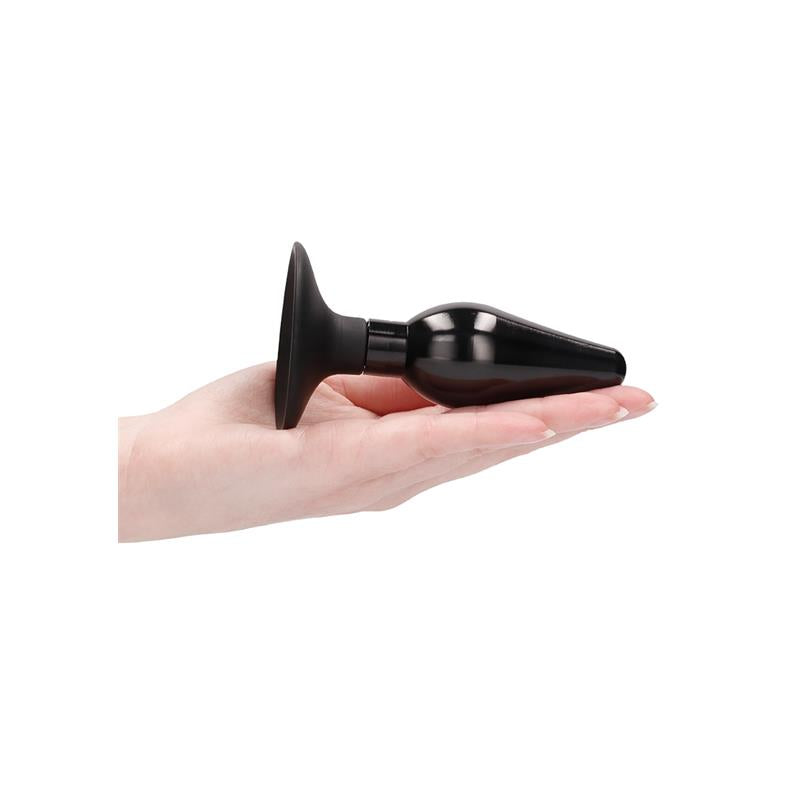 Set Plug Anal Y Ventosa Putiaguda Grande Negro