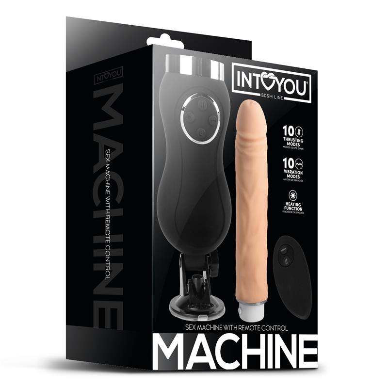 Sex Machine Vibración, Thrusting Y Calor Control Remoto Usb