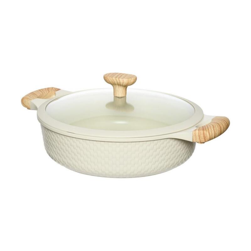 Shallow Pot D28cm 4.1l/Beige 93806 Resto