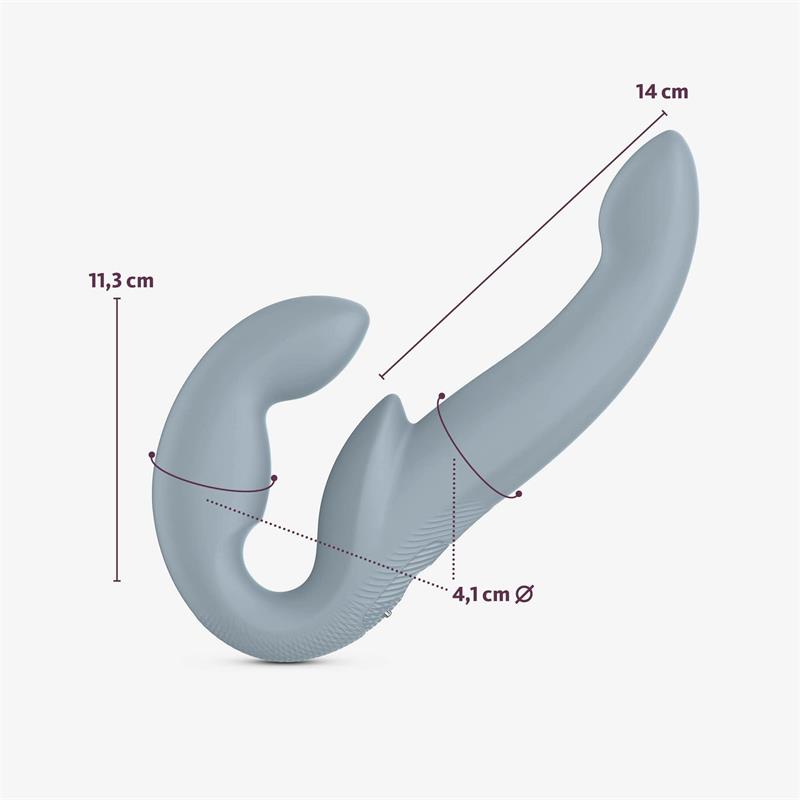Vibrador Doble Fun Factory Share Vibe Pro  Gris