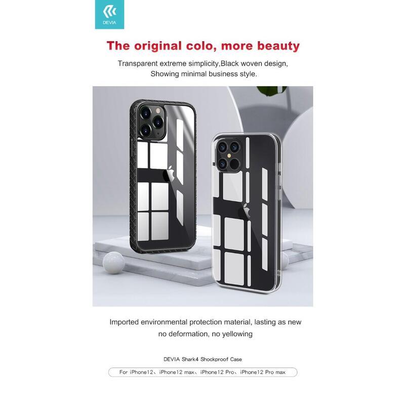 Shark4  Shockproof Case For Iphone 12 & 12 Pro