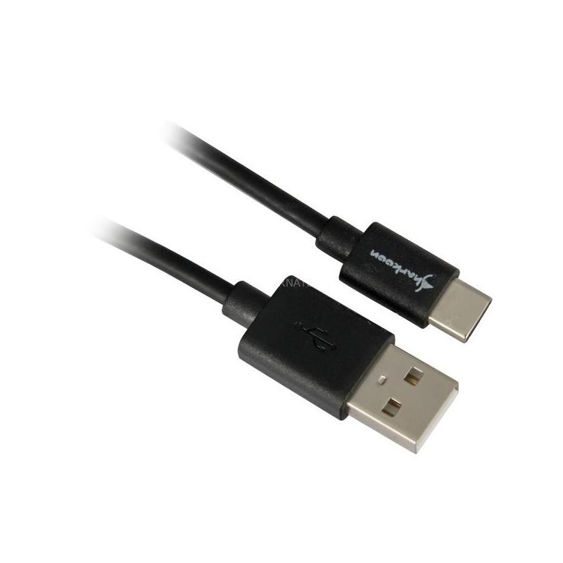 Sharkoon Usb 2.0 Cable, Usb-A Stecker > Usb-C Stecker 4044951021604