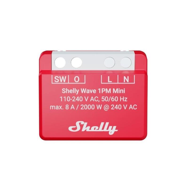 Shelly Wave 1pm Mini Lr Relé Inteligente Z-Wave