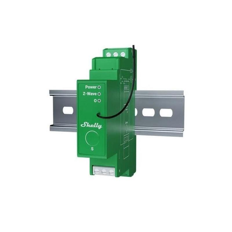 Shelly Wave Pro Dimmer 1pm  Inteligentny Sciemniacz Swiatla Montowany Na Szynie Din