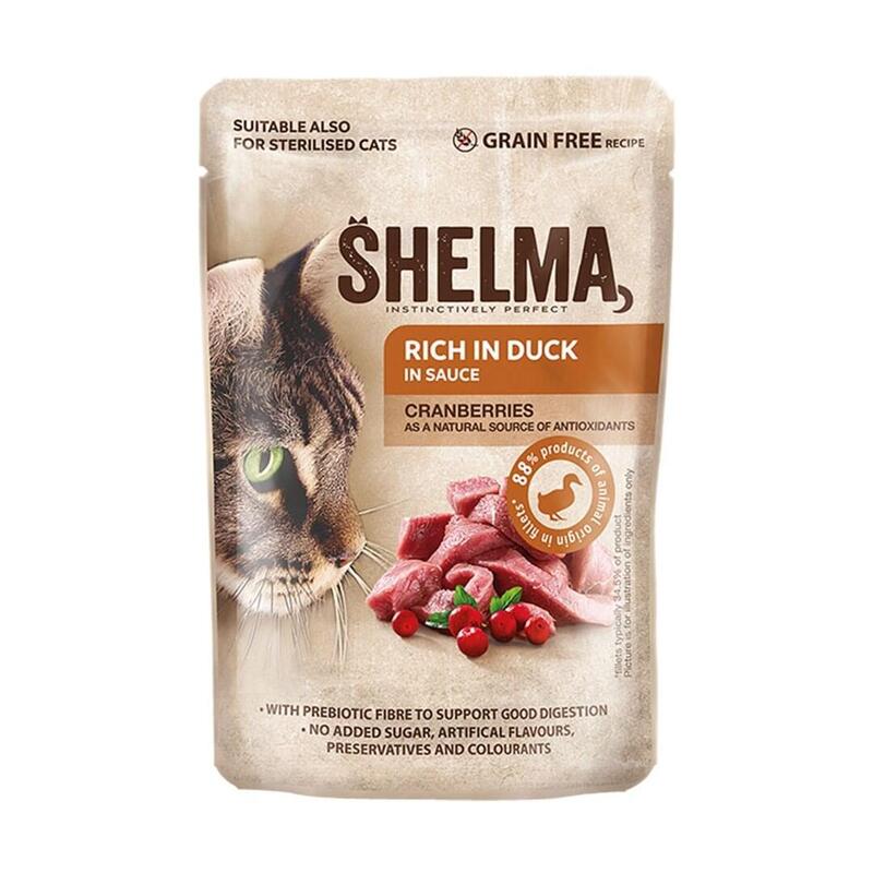 Shelma Rich In Duck In Sauce - Comida Húmeda Para Gatos - 85g
