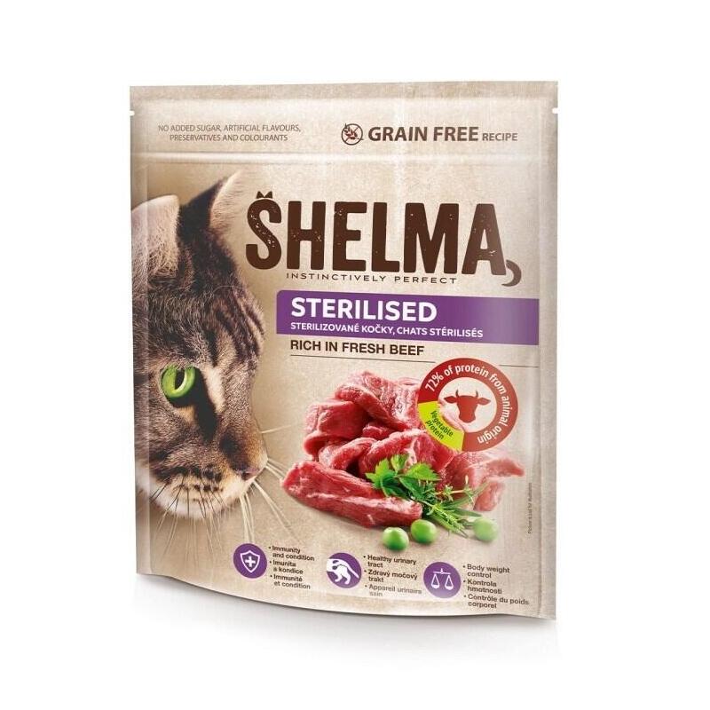Shelma Sterilised Beef - Comida Seca Para Gatos - 8kg
