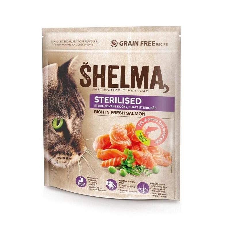 Shelma Sterilised Salmon - Comida Seca Para Gatos - 1,4kg