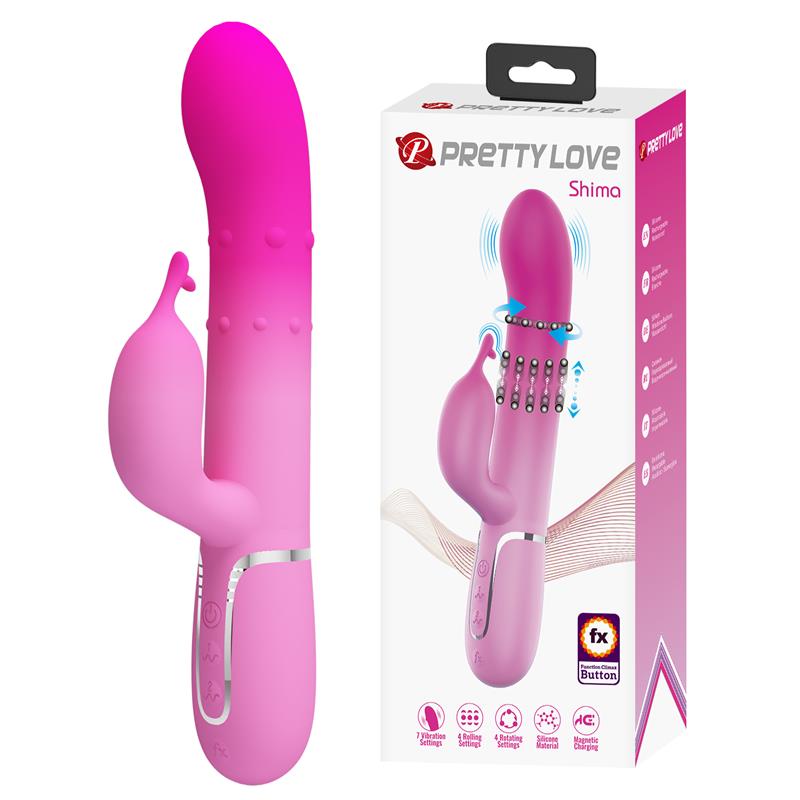 Shima Vibrador Con Bolas Rotadoras