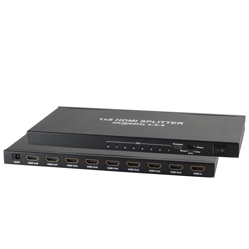 Shvp Sp05-10003 - Hdmi Shvp Sp05-10003 - Hdmi Splitter 4k/2k 60 Hz Hdr 2,50cm (1") 8out (Sp05-10003)