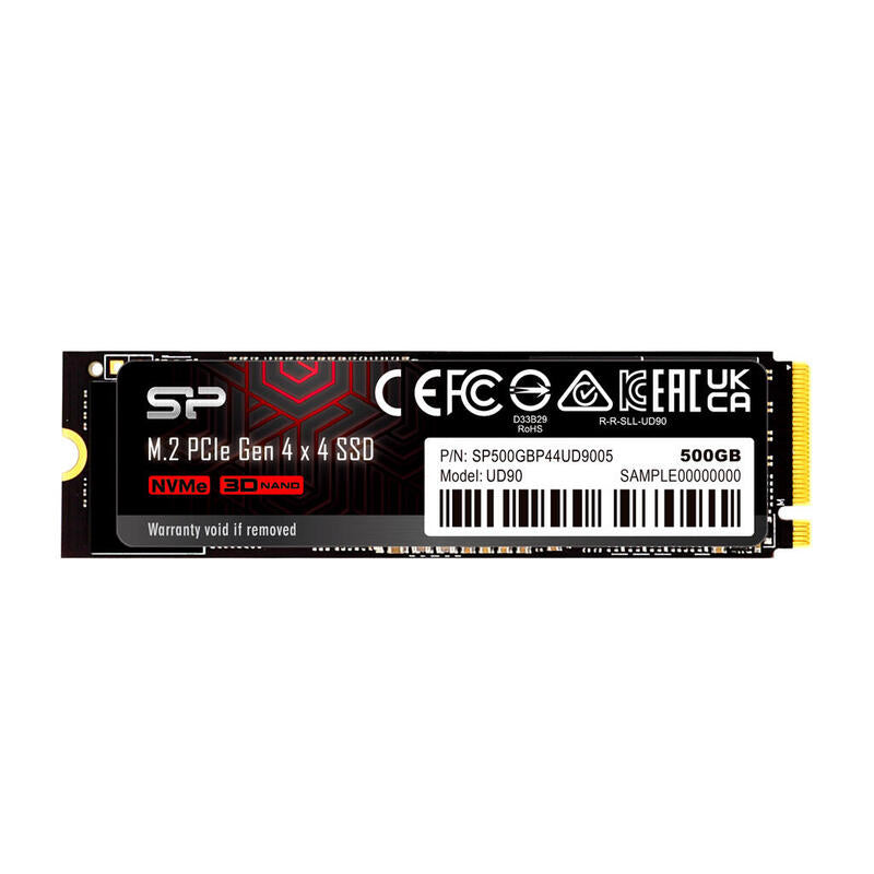 Silicon Power M.2 2280 Pcie 500gb Ssd Ud90 Gen4x4 Nvme 4500/1950 Mb/S