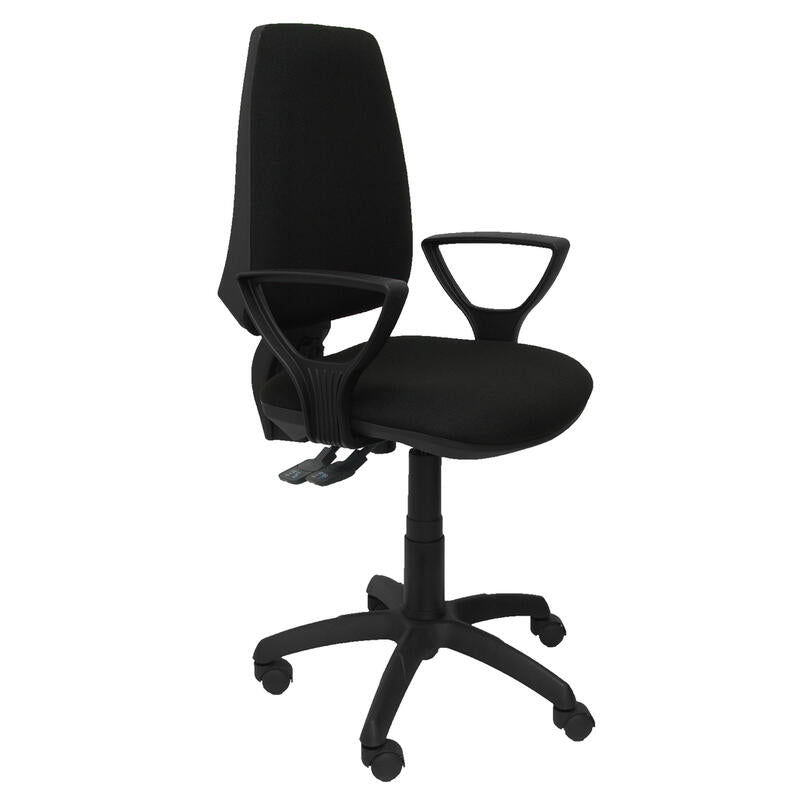 Silla Elche Sincro Bali Negro Brazos Fijos