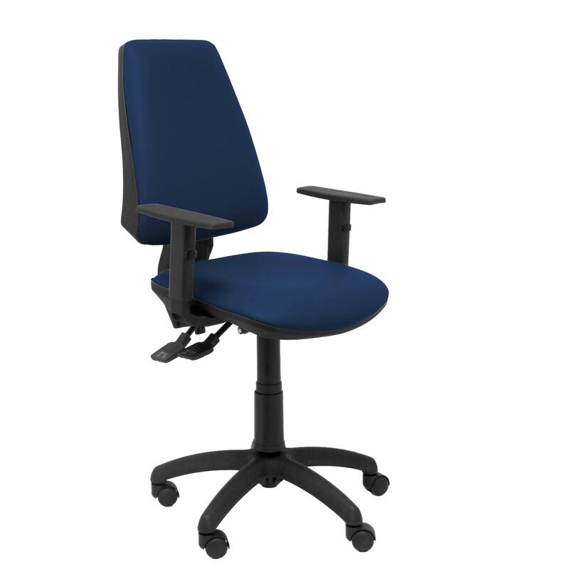 Silla Elche Sincro Similpiel Aazul Marino Con Bra