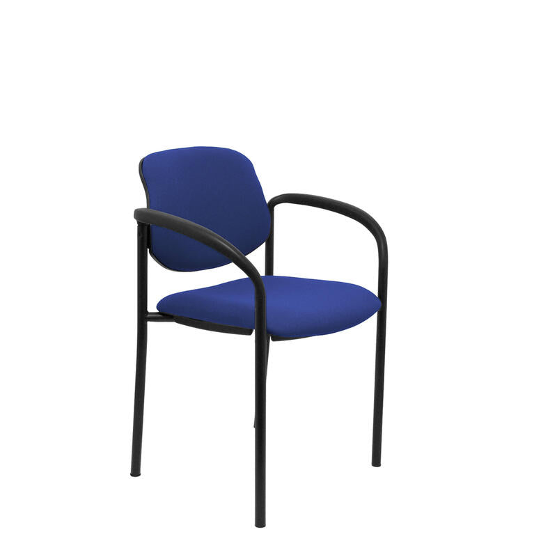 Silla Fija Villalgordo Bali Azul Chasis Negro Con