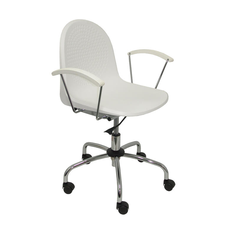 Silla Ves Giratoria Color Blanco