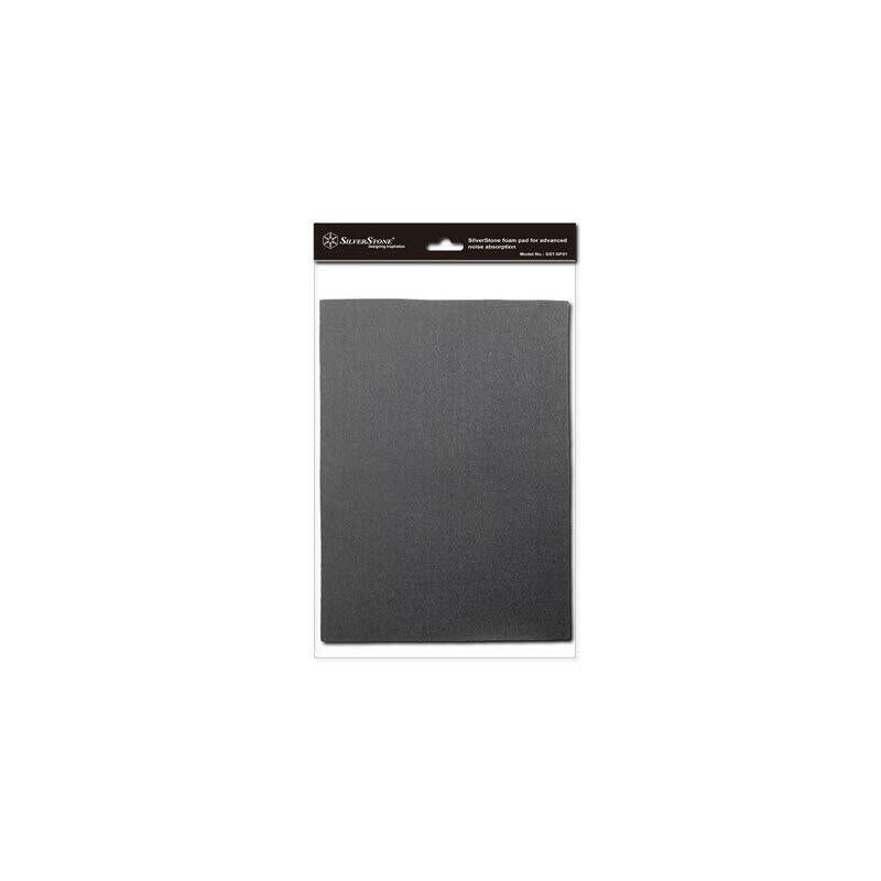 Silverstone 4 Mm De Grosor, Paquete De 2, Negro Pieza De La Caja Del Ordenador - Negro