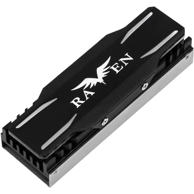 Silverstone Tp03-Argb, Kit De Enfriamiento M.2-Ssd, Argb Iluminado, 2280, Aluminio, Negro, Sst-Tp03-Argb