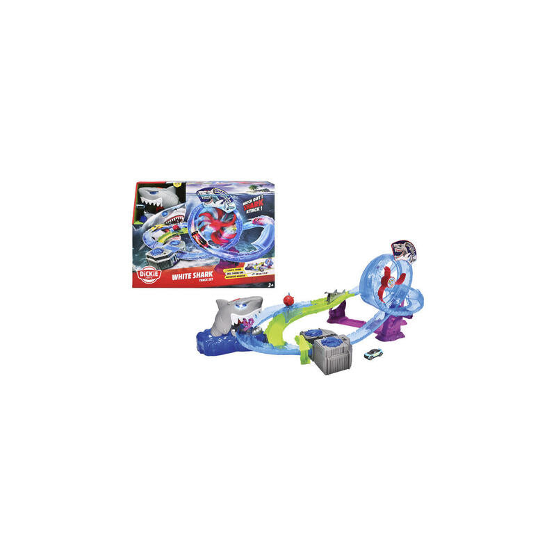 Juego De Pista De Tiburones Blancos De Dickie, Pista De Carreras 203338002
