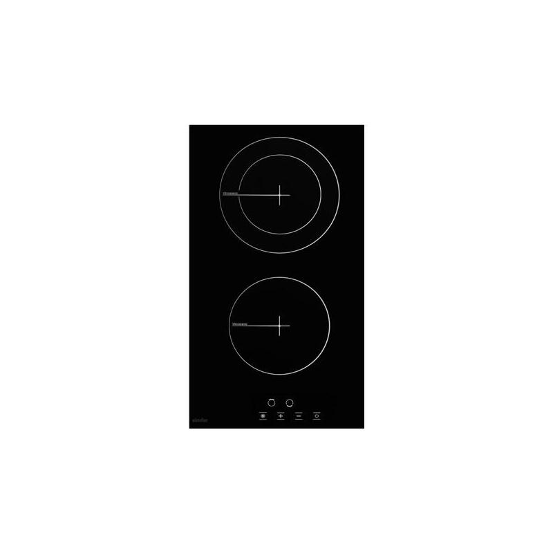 Simfer  H3.020.Debsp  Hob  Vitroceramic  Number Of Burners/Cooking Zones 2  Touch  Black