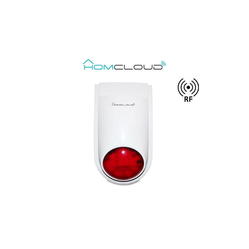 Sirena De Luz De Radiofrecuencia Para Exteriores Homcloud