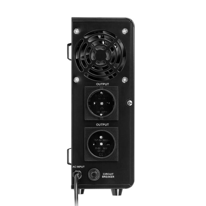 Sistema De Alimentación De Emergencia De Pared Rebel Power-800: Inversor Con Onda Sinusoidal Pura Y Función De Carga De 12 V, 230 V, 800 Va/500 W