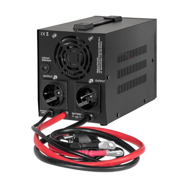 Sistema De Alimentación De Emergencia Kemot Prosinus-500-Lifepo4, Inversor Con Onda Sinusoidal Pura Y Función De Carga, 12 V, 230 V, 500 Va/300 W