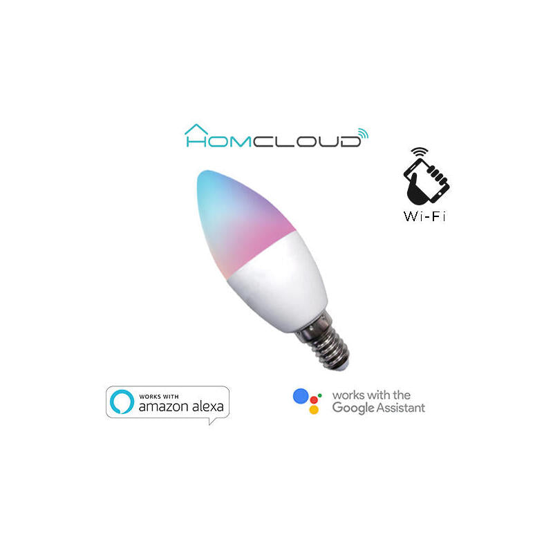 Smart Wi-Fi Rgb+Warm White Dimmable Bulb E14