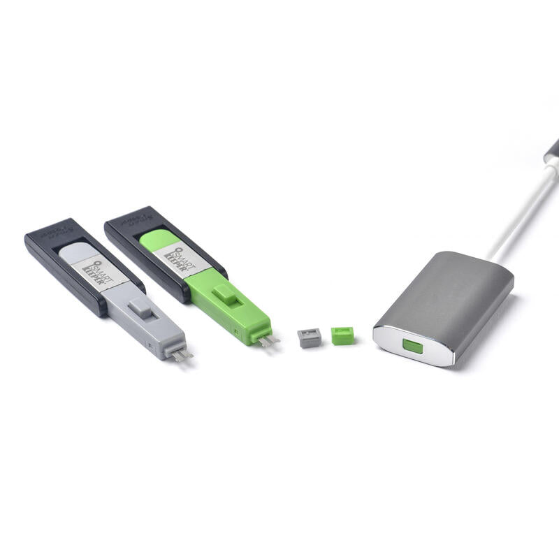 Smartkeeper Mini Mini Displayport Lock 4 - 1x Klíc + 4x Záslepka, Zelená