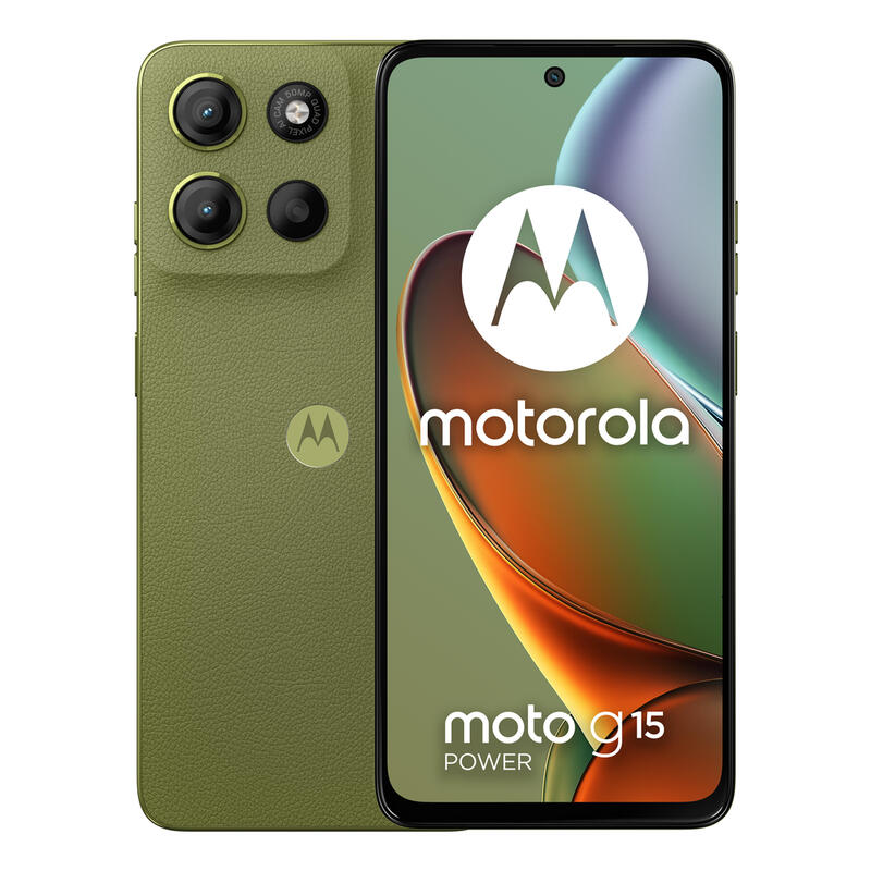 Smartphone  Motorola Moto G15 Power 4g Dual Sim 8gb Ram 256gb - Laguna Green