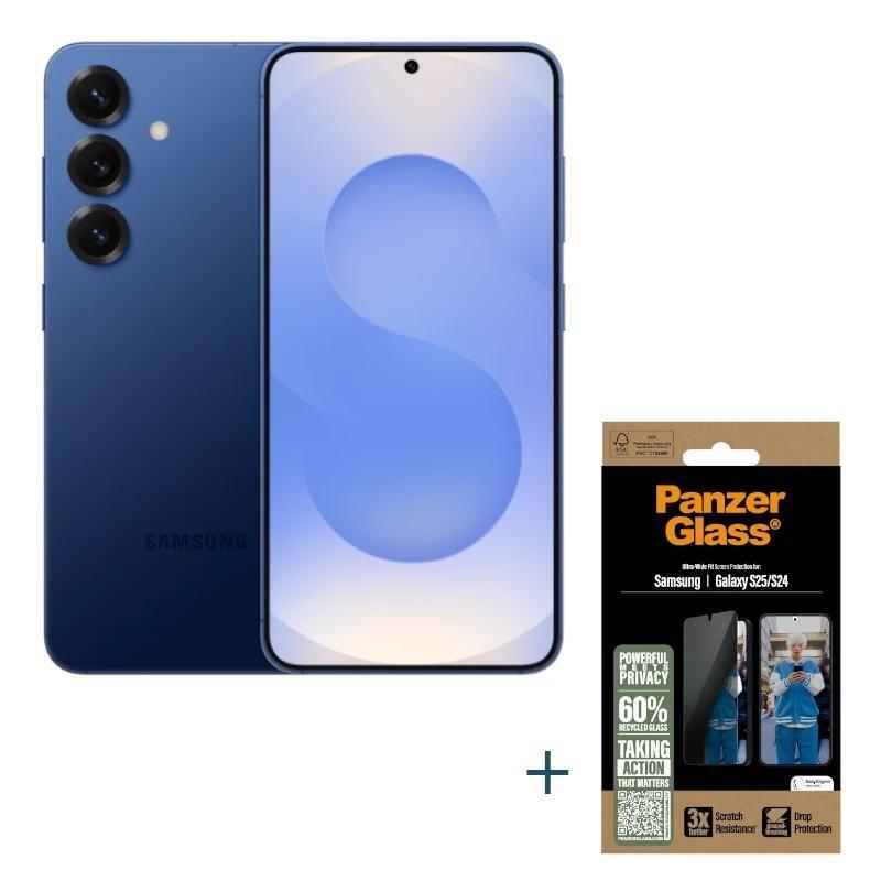 Smartphone  Samsung S25 256g Marino+Protrc Privacidad Panzer