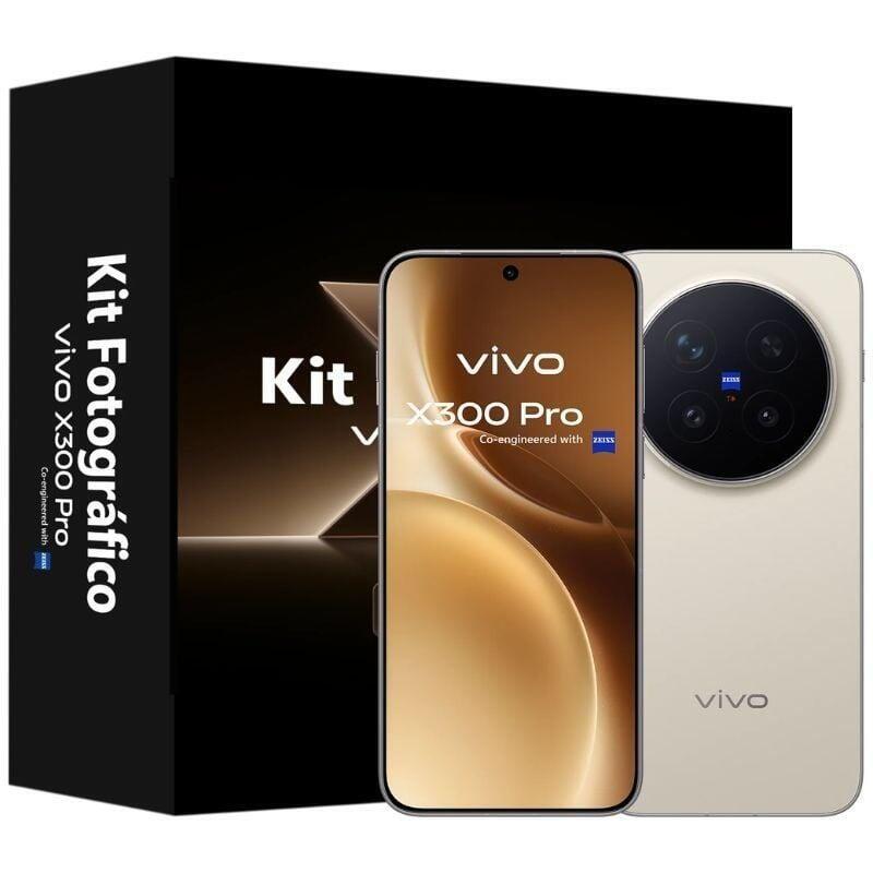 Smartphone Vivo X300 Pro 16gb 512gb 6.78' 5g Marrón + Kit Fotográfico Vivo X300 Pro
