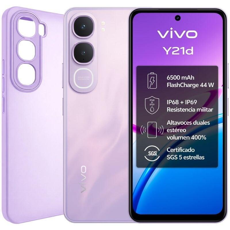 Smartphone Vivo Y21d 6gb 256gb 6.68' Púrpura