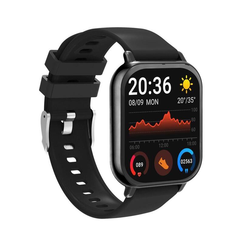 Smartwatch Denver Bluetooth Con Frecuencia Cardiaca Y Presion Arterial Negro